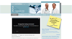 Desktop Screenshot of hernerhausaerzte.com