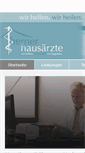 Mobile Screenshot of hernerhausaerzte.com