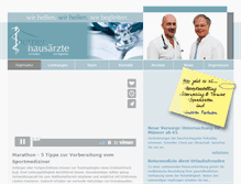 Tablet Screenshot of hernerhausaerzte.com